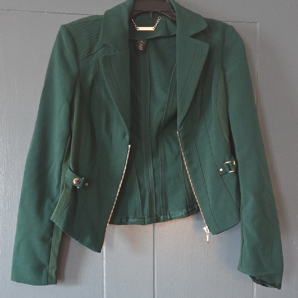 Elegant Green Women's Jacket